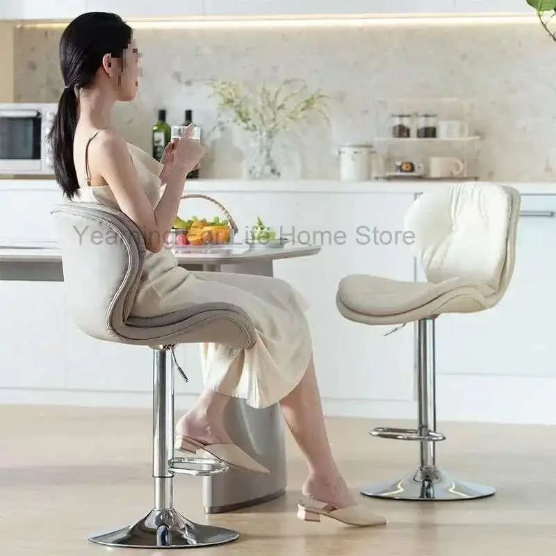 Minimalist bar stools can lift and rotate bar stools for home kitchen dining table bar stools soft cushion backrest bars stool
Minimalist bar stools can lift and rotate bar stools for home kitchen dining table bar stools soft cushion backrest bars stool