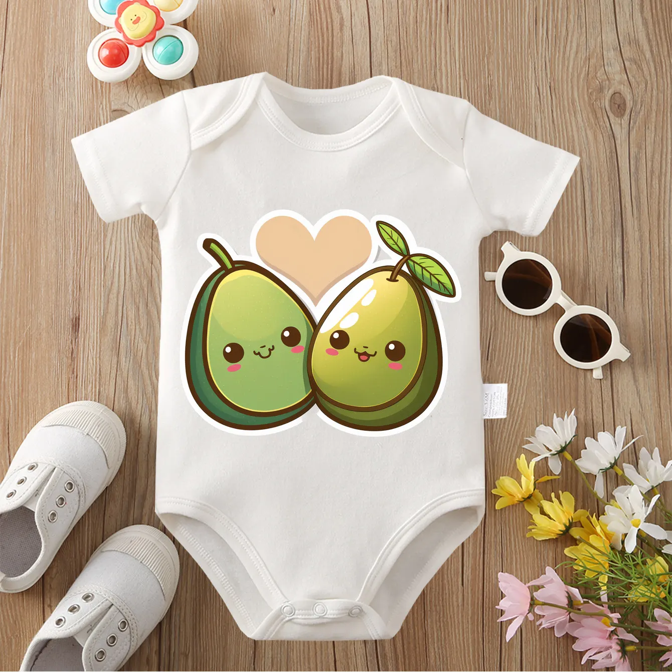 100% хлопок, милое боди с принтом авокадо, удобные комбинезоны для малышей, комбинезон для новорожденных от 0 до 12 месяцев
100% хлопок, милое боди с принтом авокадо, удобные комбинезоны для малышей, комбинезон для новорожденных от 0 до 12 месяцев