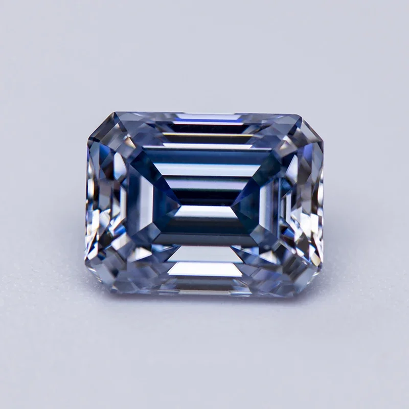 Moissanite Stone Emerald Cut Lavender Color Lab Grown Diamond Charms Ring Necklace Earrings Main Materials with GRA Certificate
Moissanite Stone Emerald Cut Lavender Color Lab Grown Diamond Charms Ring Necklace Earrings Main Materials with GRA Certificate