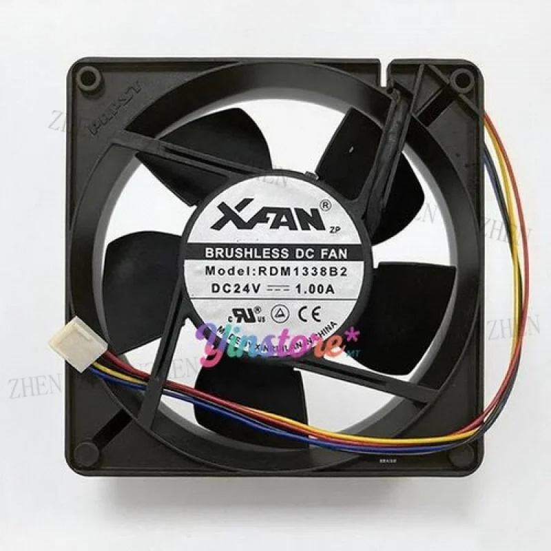 Y 1 Pc. New FOR XFAN RDM1338B2 Inverter Cooling Fan 12738 DC24V 1.00A 12.7CM 4Pin
Y 1 Pc. New FOR XFAN RDM1338B2 Inverter Cooling Fan 12738 DC24V 1.00A 12.7CM 4Pin