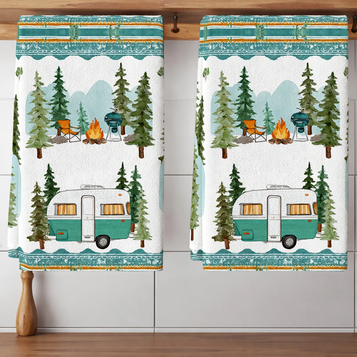 2PCS Soft Absorbent Kitchen Towels Dish Towel camp Dish Cloths Holiday Dry Cloth For Kitchen Home
2PCS Soft Absorbent Kitchen Towels Dish Towel camp Dish Cloths Holiday Dry Cloth For Kitchen Home