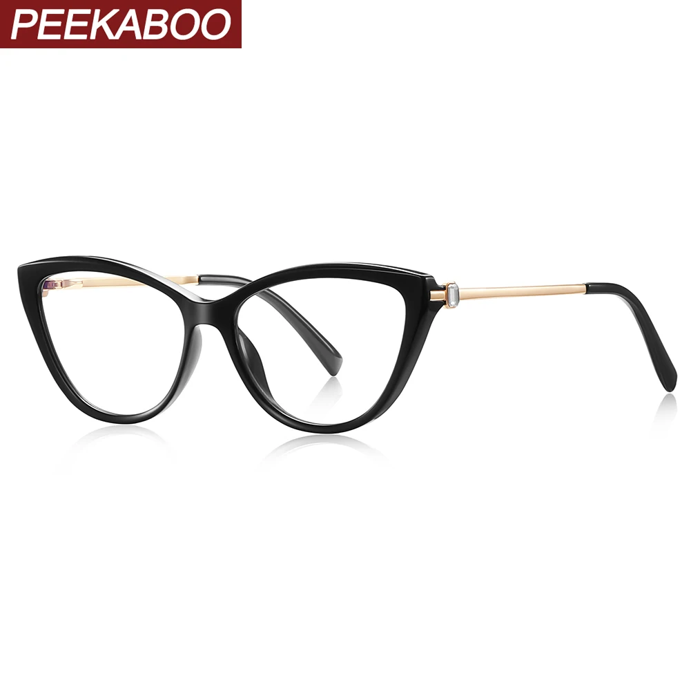 Peekaboo корейский стиль, очки с блокировкой синего света для женщин TR90, прозрачные линзы, кристаллы, очки «кошачий глаз», модная женская металлическая оправа
Peekaboo корейский стиль, очки с блокировкой синего света для женщин TR90, прозрачные линзы, кристаллы, очки «кошачий глаз», модная женская металлическая оправа