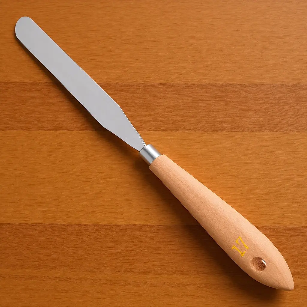 Шпатель-скребок для художников, премиум-класса, из нержавеющей стали, с ультратонким лезвием, эргономичной деревянной ручкой, идеально подходит для смешивания красок на палитре.
Шпатель-скребок для художников, премиум-класса, из нержавеющей стали, с ультратонким лезвием, эргономичной деревянной ручкой, идеально подходит для смешивания красок на палитре.