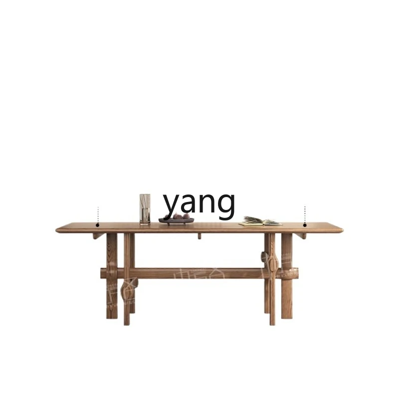 LMM all solid wood dining table Nordic rectangular log desk integrated island
LMM all solid wood dining table Nordic rectangular log desk integrated island