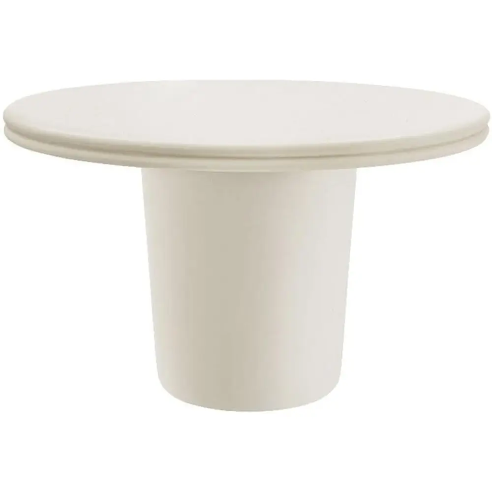48-Inch White Concrete Round Dining Table
48-Inch White Concrete Round Dining Table