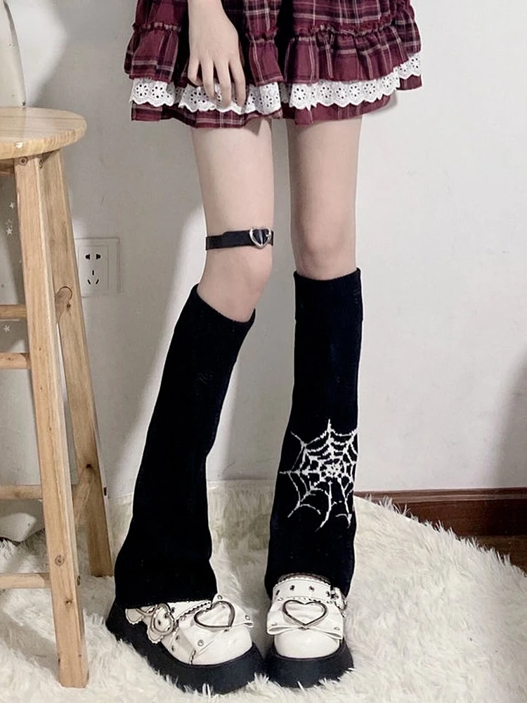 Y2k Girl Japan Harajuku Leg Warmers Gothic Black Lady Knit Leg Warmer Korean Fashion Woman Flared Beautiful Leg Warm Sock Cover
Y2k Girl Japan Harajuku Leg Warmers Gothic Black Lady Knit Leg Warmer Korean Fashion Woman Flared Beautiful Leg Warm Sock Cover