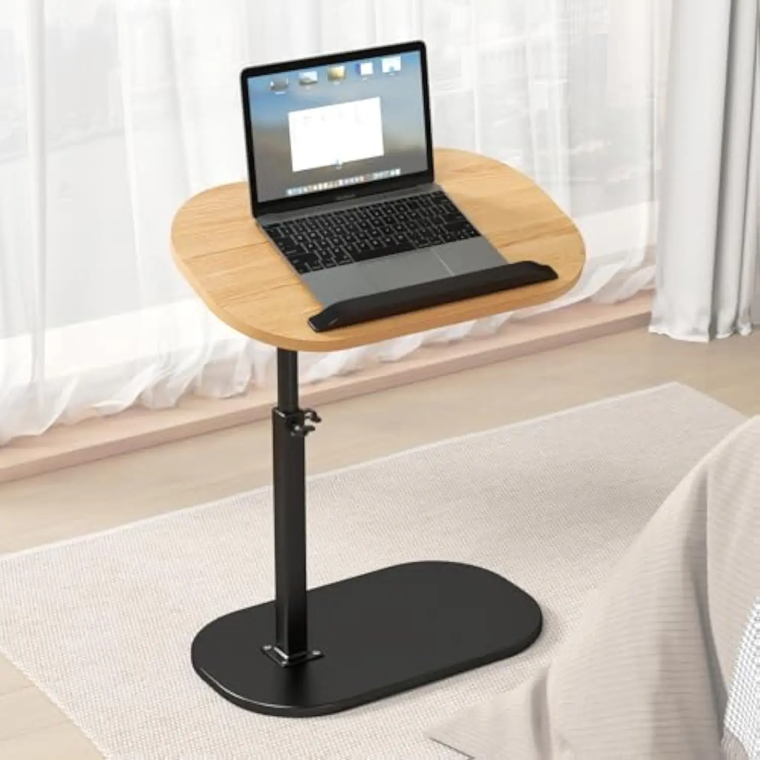 Adjustable Height C Shaped Side Table, 360 ° Swivel & Flip Top C Shaped End Table for Couch, Mobile C Side Tables That Slide Unde
Adjustable Height C Shaped Side Table, 360 ° Swivel & Flip Top C Shaped End Table for Couch, Mobile C Side Tables That Slide Unde