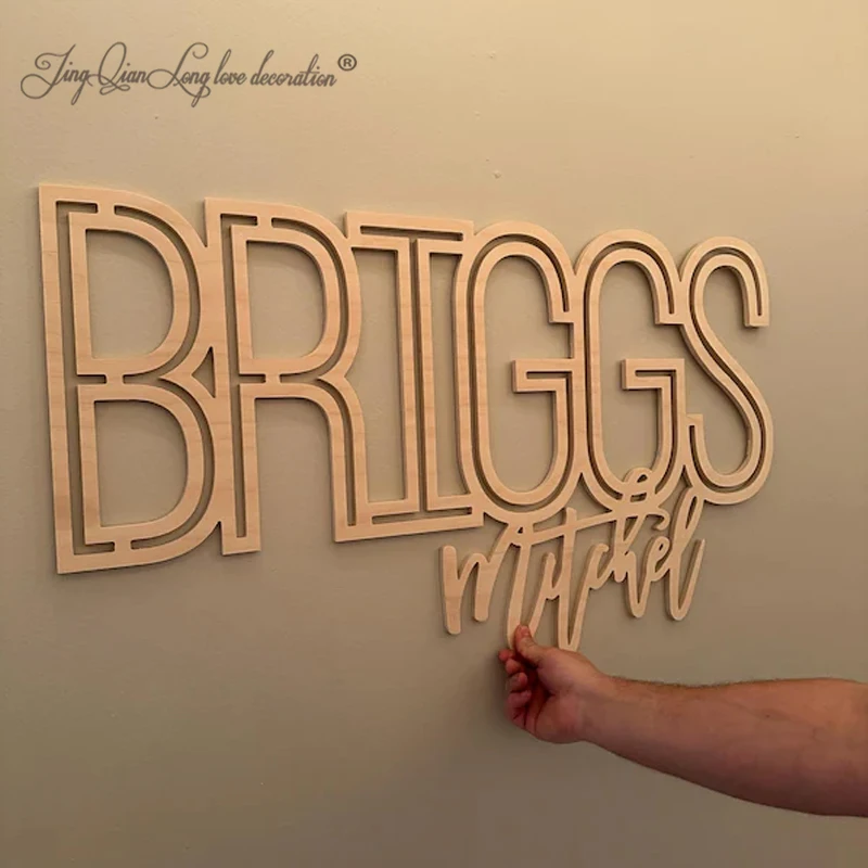 Custom Nursery Name Sign | Personalized Kids Room Wall Decor | Wooden Cut-Out Name Sign | Custom Birch Wood Baby Name Sign
Custom Nursery Name Sign | Personalized Kids Room Wall Decor | Wooden Cut-Out Name Sign | Custom Birch Wood Baby Name Sign