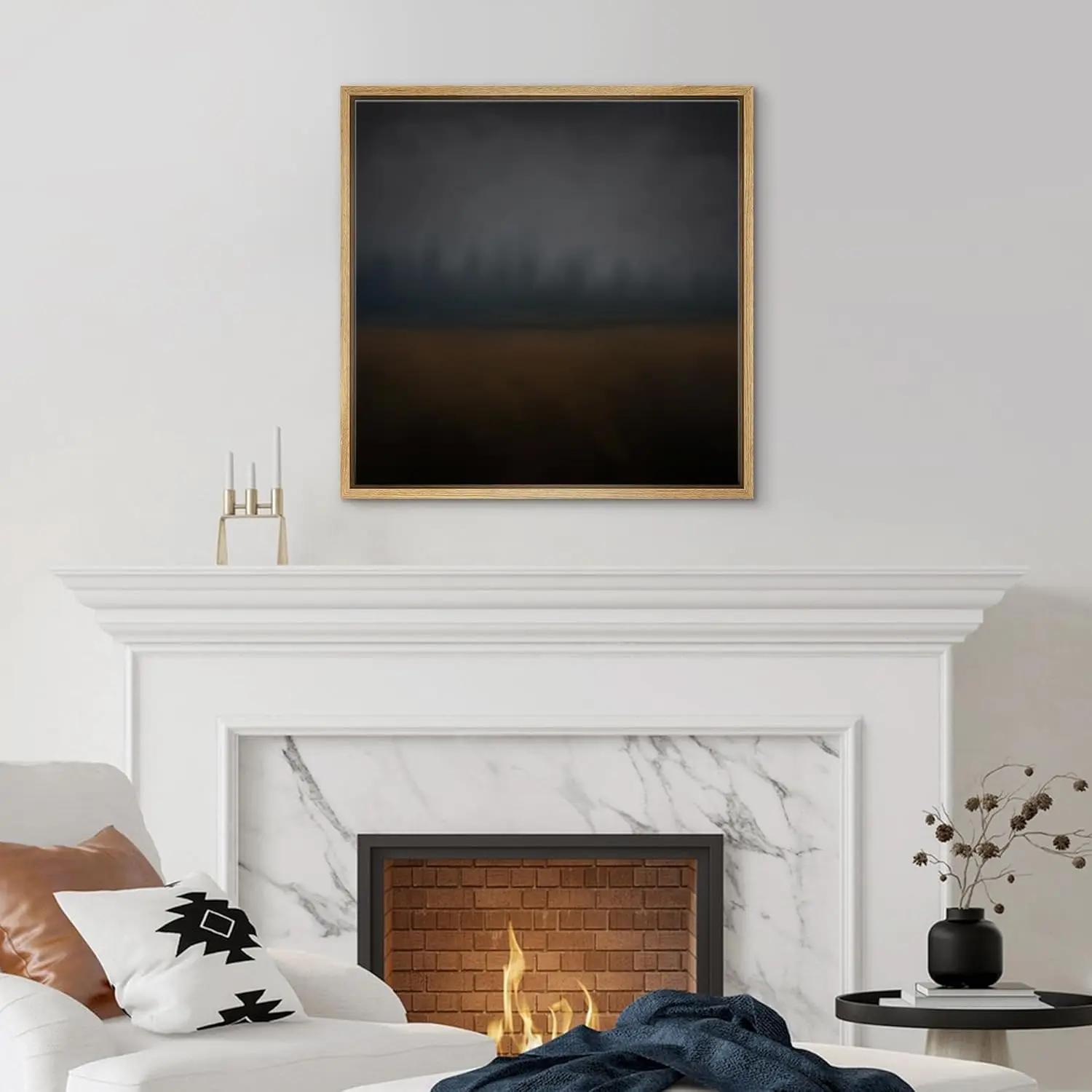 Signford Framed Canvas Print Wall Art Dark Misty Forest Moody Green And Brown Tones Illustrations Rustic Zen For Living Room,
Signford Framed Canvas Print Wall Art Dark Misty Forest Moody Green And Brown Tones Illustrations Rustic Zen For Living Room,