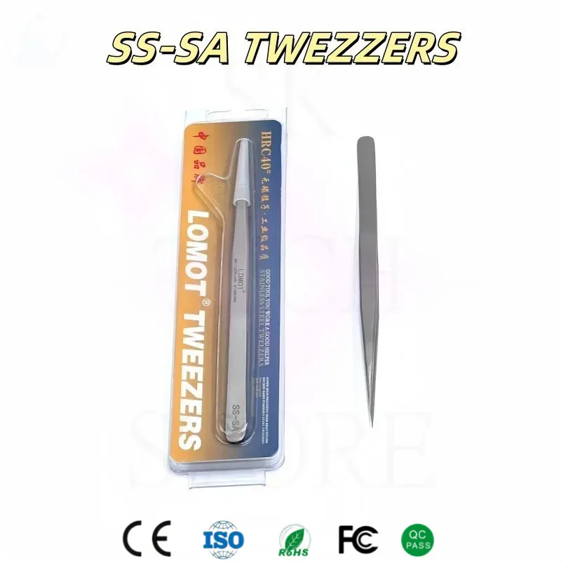 1pcs VETUS Super-Hard Extra Tip Tweezers Eyelash Grafting Clip SS-SA Straight Forceps Bent Forceps Mobile Phone Maintenance Clip
1pcs VETUS Super-Hard Extra Tip Tweezers Eyelash Grafting Clip SS-SA Straight Forceps Bent Forceps Mobile Phone Maintenance Clip
