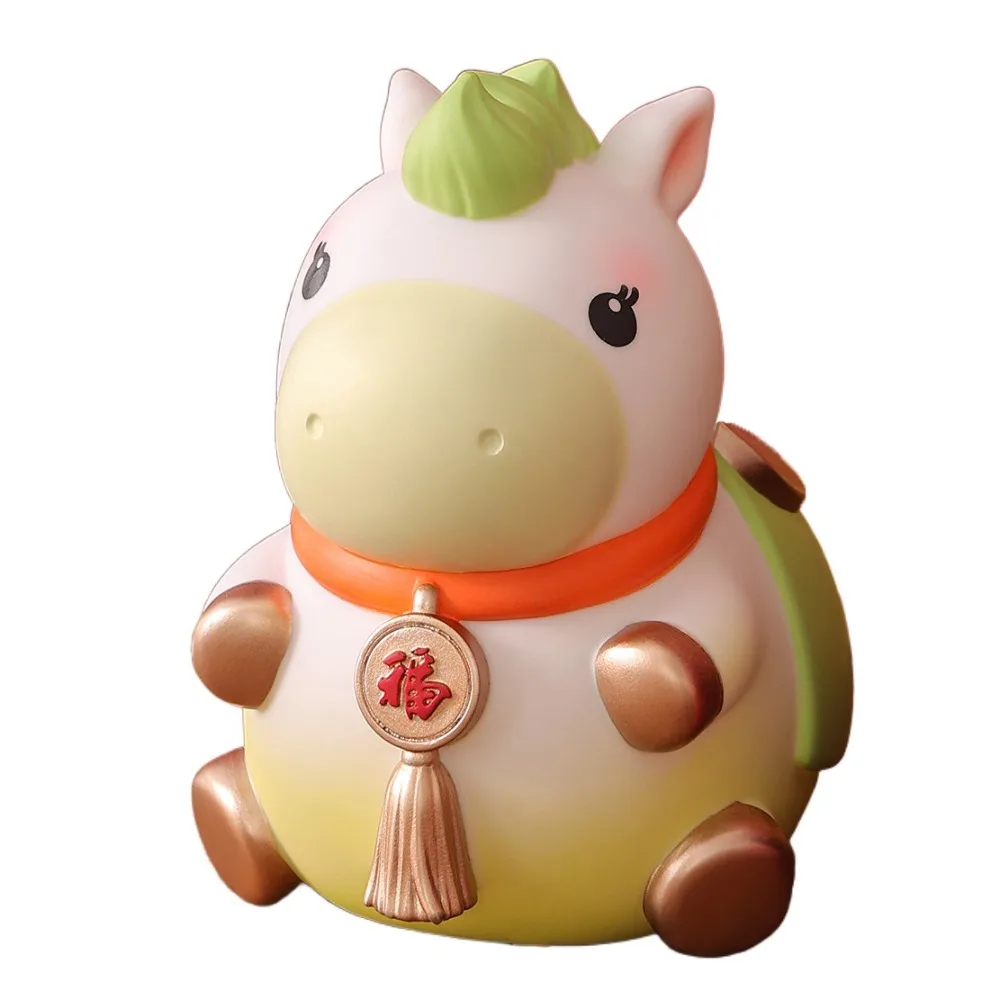 Anti Drop Horse Year Piggy Bank Decorative Savings Tank Cartoon Horse Money Boxes Large Capacity Model Horse Piggy Bank Ornament
Anti Drop Horse Year Piggy Bank Decorative Savings Tank Cartoon Horse Money Boxes Large Capacity Model Horse Piggy Bank Ornament