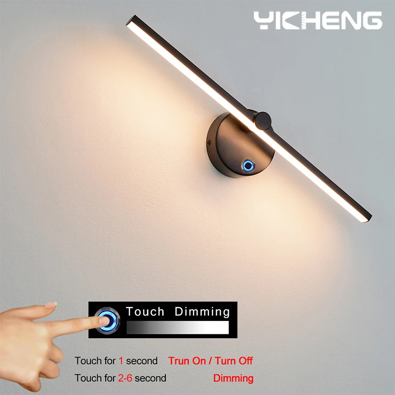 300°Rotatable Bedside Lamp with Switch Indoor Wall Lamp LED Light 40cm Nordic LED Mirror Front Light For Home Bedroom Decoration
300°Rotatable Bedside Lamp with Switch Indoor Wall Lamp LED Light 40cm Nordic LED Mirror Front Light For Home Bedroom Decoration