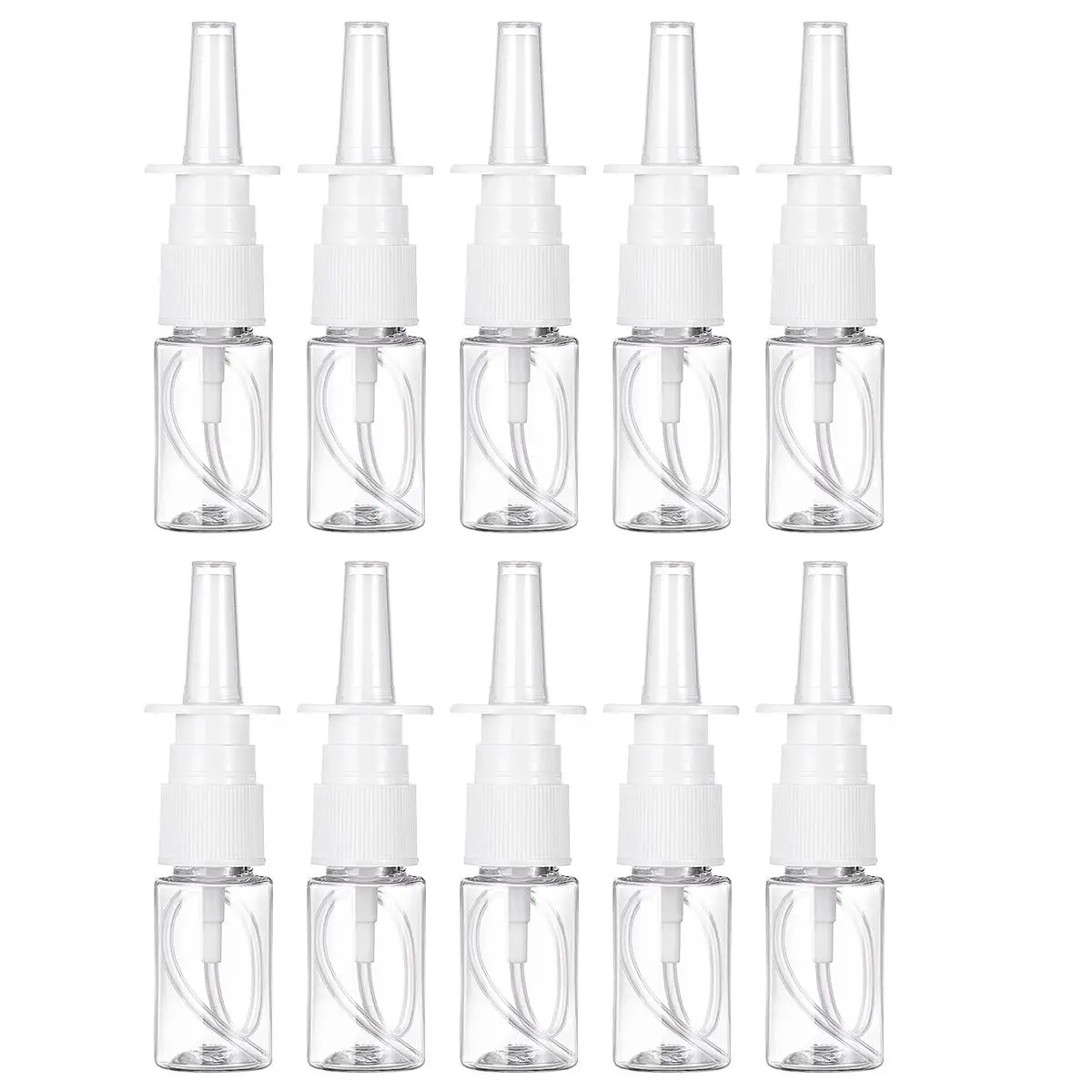 10 Pcs Nasal Spray Bottle Portable Mini Design Durable Plastic Material Outdoor Travel Rhinitis Solution Refillable Container
10 Pcs Nasal Spray Bottle Portable Mini Design Durable Plastic Material Outdoor Travel Rhinitis Solution Refillable Container