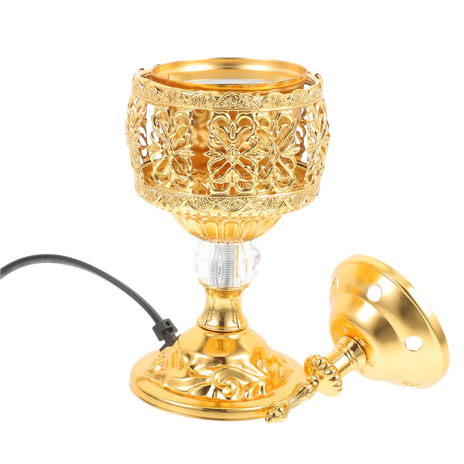 Arabian Electric Incense Burner Desktop Lidded Plug-in Censer Ornament Eu Plug Middle East Style Decorative Aroma Burner Home
Arabian Electric Incense Burner Desktop Lidded Plug-in Censer Ornament Eu Plug Middle East Style Decorative Aroma Burner Home