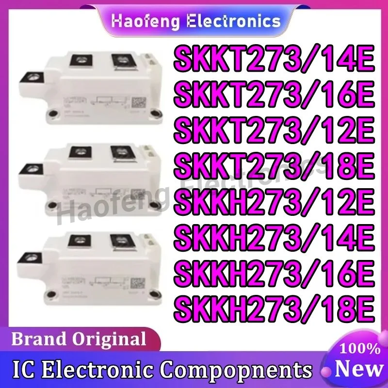 SKKT273 SKKT273/12E SKKT273-14E SKKT273-16E SKKT273-18E SKKH273/12E SKKH273-14E SKKH273-16E SKKH273-18E Thyristor Diode Modules
SKKT273 SKKT273/12E SKKT273-14E SKKT273-16E SKKT273-18E SKKH273/12E SKKH273-14E SKKH273-16E SKKH273-18E Thyristor Diode Modules