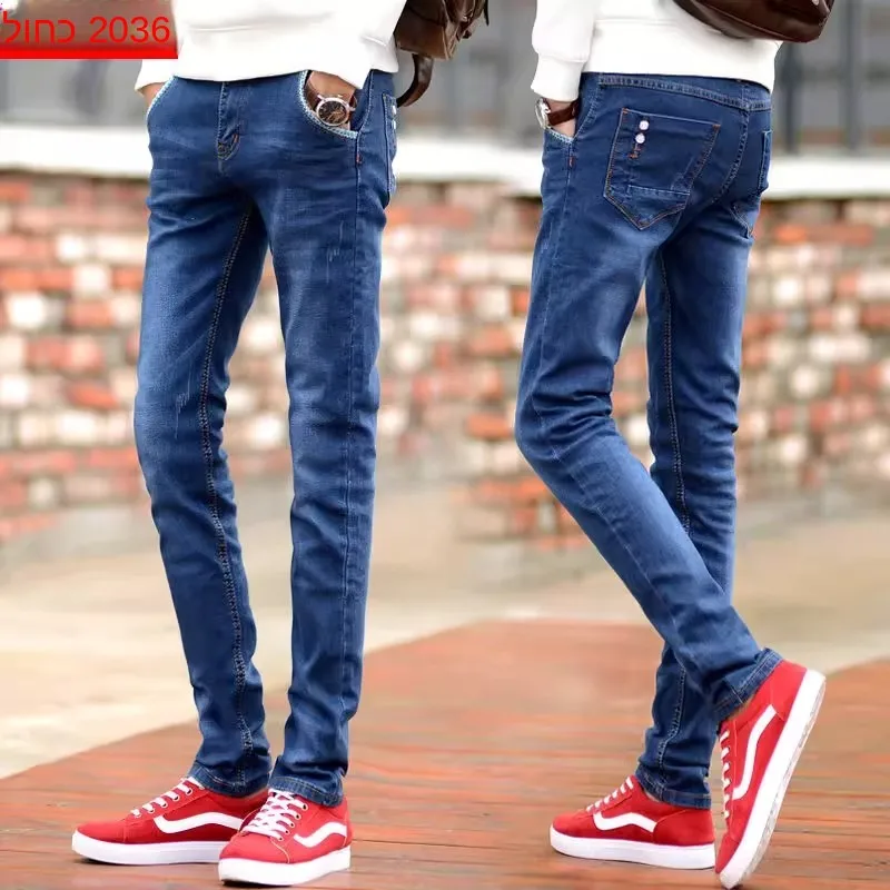 Slim Fit Straight Leg Jeans Men's Autumn Thin Guangzhou Xintang Teenagers Casual Pants Stylish Comfortable Soft Jeans
Slim Fit Straight Leg Jeans Men's Autumn Thin Guangzhou Xintang Teenagers Casual Pants Stylish Comfortable Soft Jeans