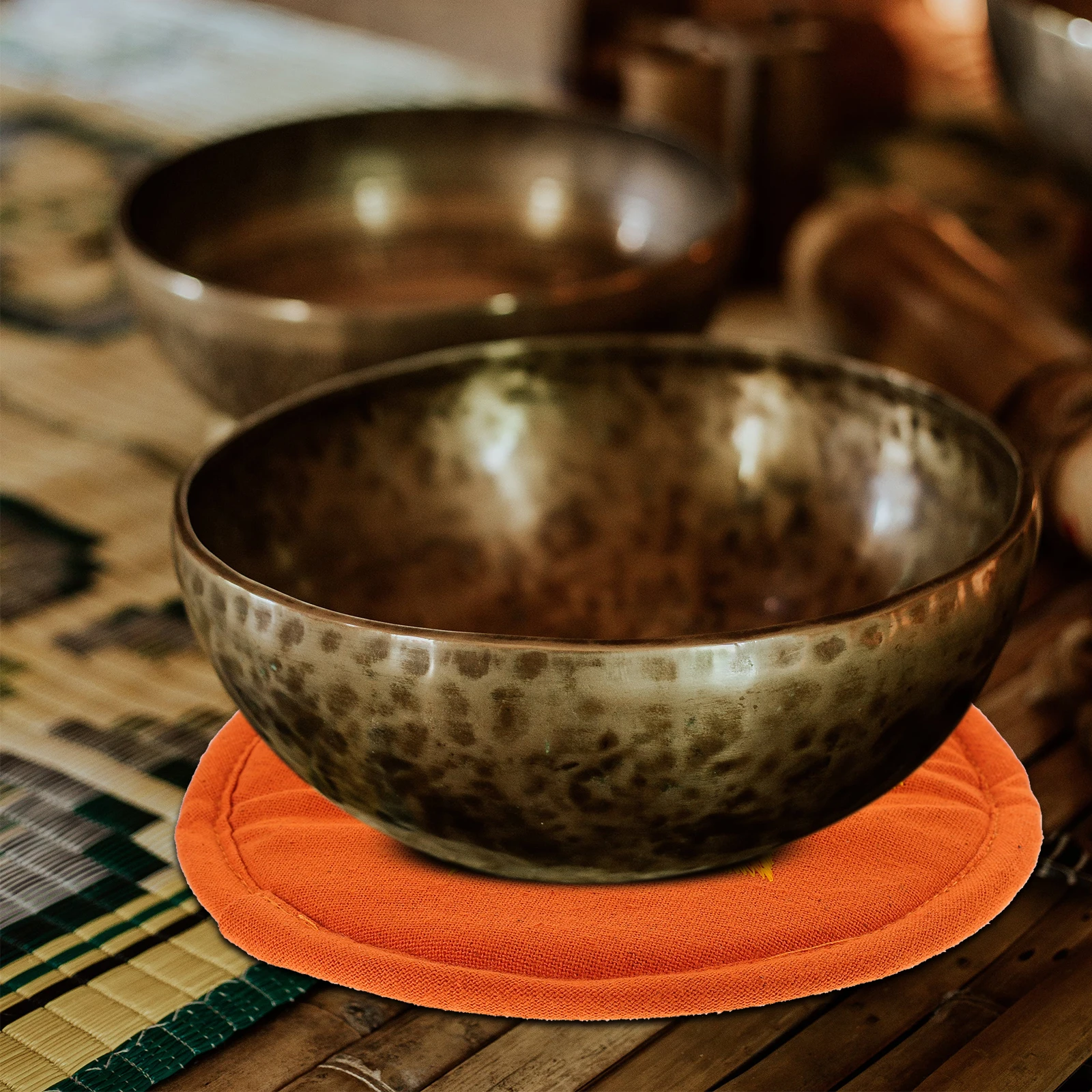 Embroidered Teapot Pad 16cm Orange Cotton Sound Bowl Rounded Cushion Practical Accessories Yoga Decor Seven
Embroidered Teapot Pad 16cm Orange Cotton Sound Bowl Rounded Cushion Practical Accessories Yoga Decor Seven