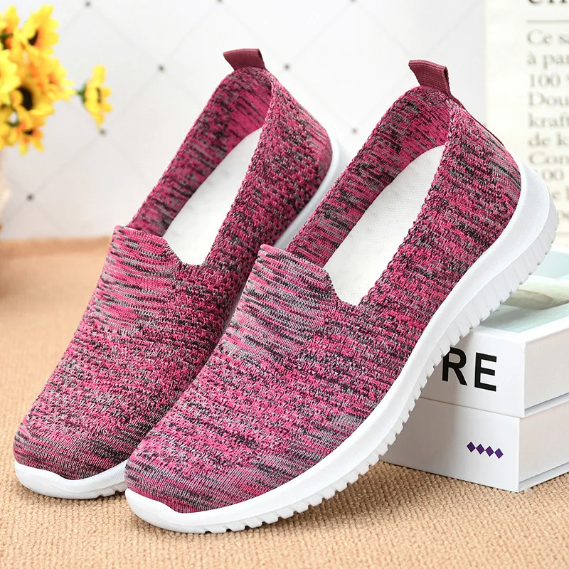 Women Casual Shoes Light Sneakers Breathable Mesh Summer knitted Vulcanized Shoes Outdoor Slip-On Sock Shoes Plus Size Tennis
Women Casual Shoes Light Sneakers Breathable Mesh Summer knitted Vulcanized Shoes Outdoor Slip-On Sock Shoes Plus Size Tennis