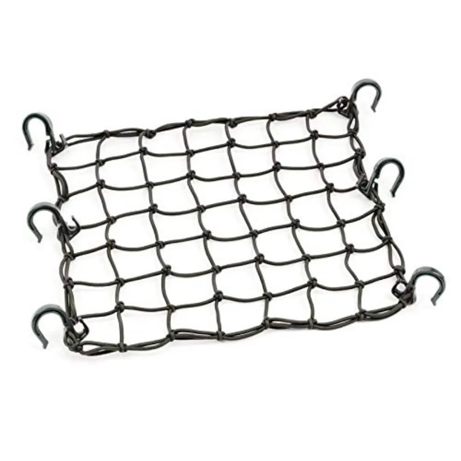 15inX15in Cargo Net featuring 6 Adjustable Hooks and Tight 2inx2in Mesh
15inX15in Cargo Net featuring 6 Adjustable Hooks and Tight 2inx2in Mesh