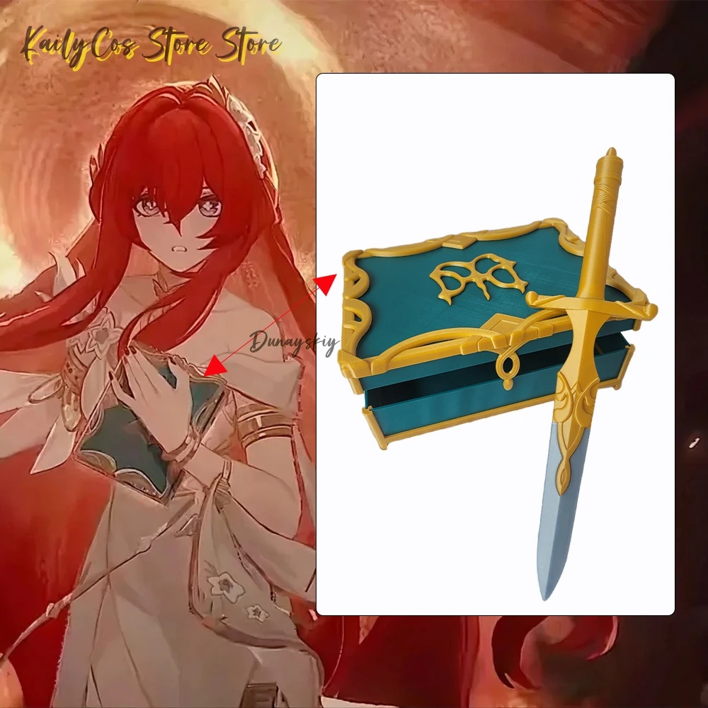 Game Honkai Star Rail Tribios Cosplay Props Tribios 17*8*22CM Book AND 30CM Dagger Props Halloween Carnival Role Play AccessorY
Game Honkai Star Rail Tribios Cosplay Props Tribios 17*8*22CM Book AND 30CM Dagger Props Halloween Carnival Role Play AccessorY