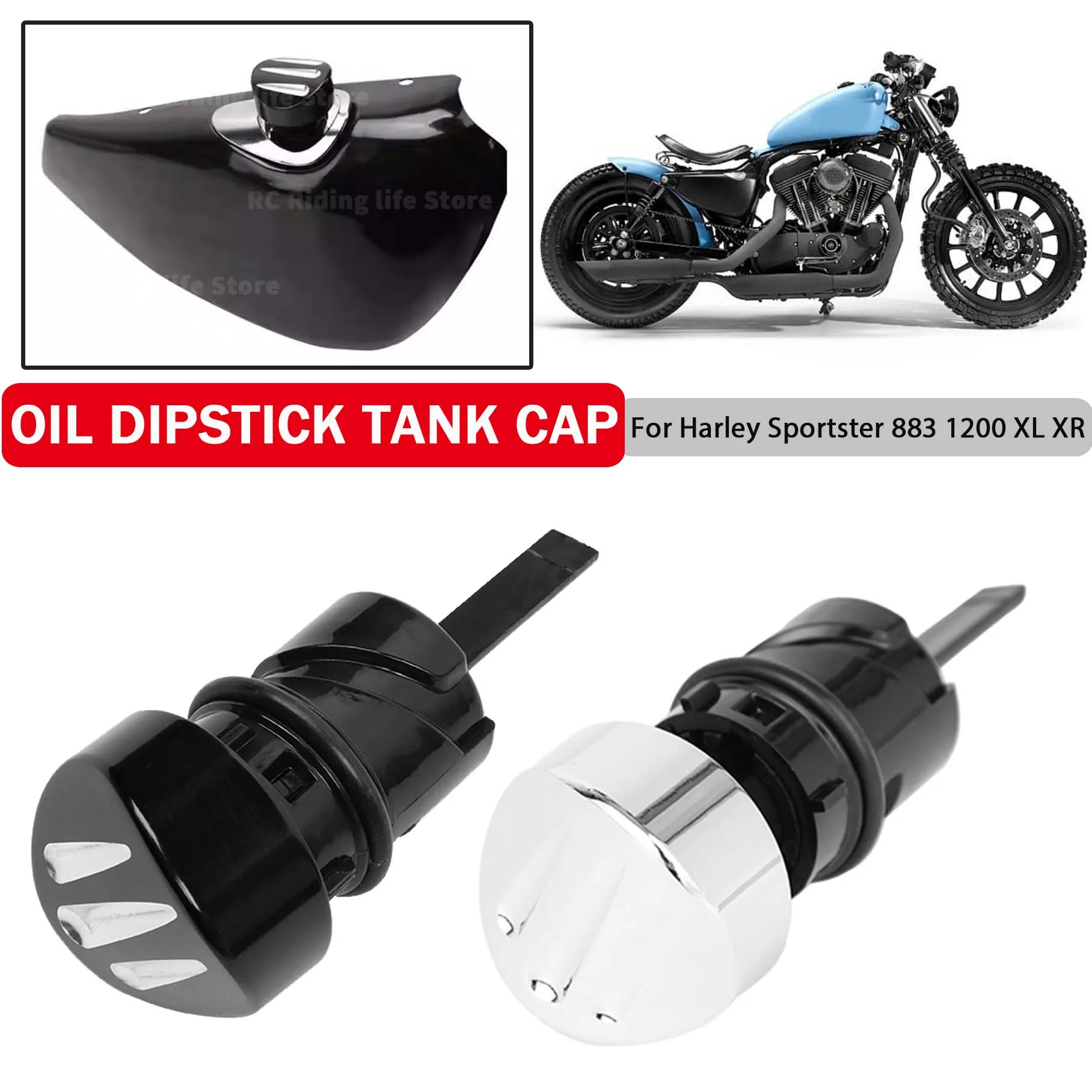 Motorcycle Oil Dipstick For Harley 1200 883 Sportster XL 1200 883 XR XR1200 XL1200 XL883 2004-2021 2022 Oil Tank Cap Plug Chrome
Motorcycle Oil Dipstick For Harley 1200 883 Sportster XL 1200 883 XR XR1200 XL1200 XL883 2004-2021 2022 Oil Tank Cap Plug Chrome