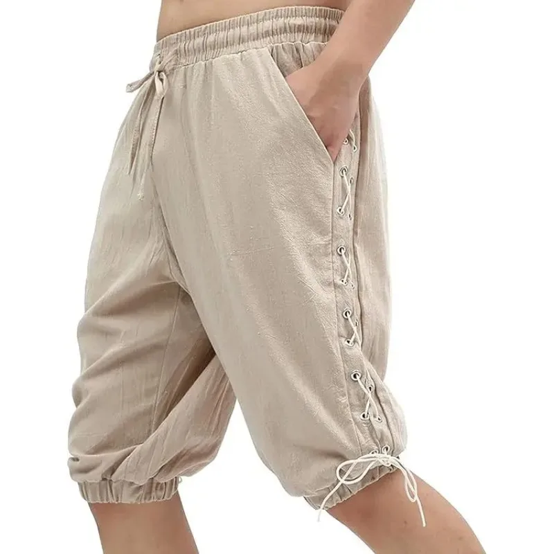 Men's Pirate shorts Renaissance Medieval vintage lace-up Viking Navigator Halloween costume pants
Men's Pirate shorts Renaissance Medieval vintage lace-up Viking Navigator Halloween costume pants