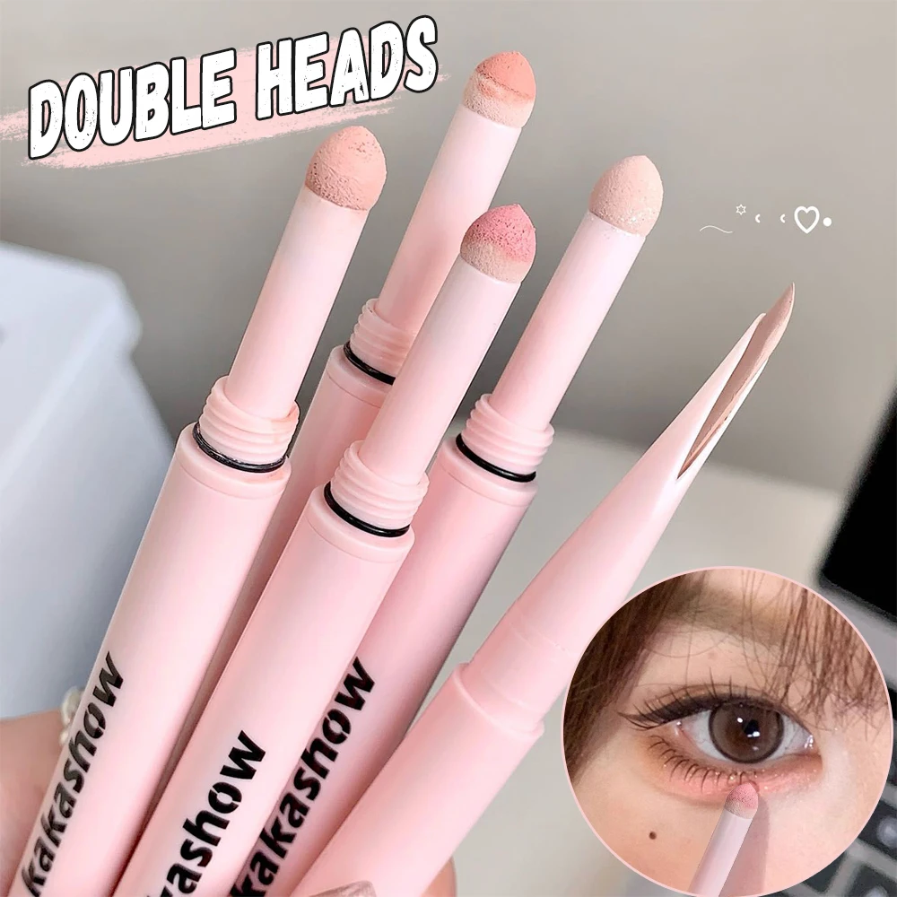 2 in 1 Eye Shadow Lying Silkworm Highlighter Pen Eyes Makeup Matte Pearl High-gloss Brightening Glitter Eyeshadow Stick Makeup
2 in 1 Eye Shadow Lying Silkworm Highlighter Pen Eyes Makeup Matte Pearl High-gloss Brightening Glitter Eyeshadow Stick Makeup