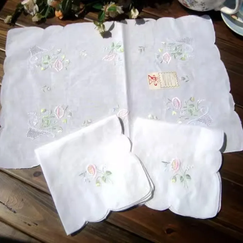 Export Pure Cotton Chaoshan Hand-embroidered Yarn European Retro Fabric Napkin Handkerchief 34X49CM
Export Pure Cotton Chaoshan Hand-embroidered Yarn European Retro Fabric Napkin Handkerchief 34X49CM