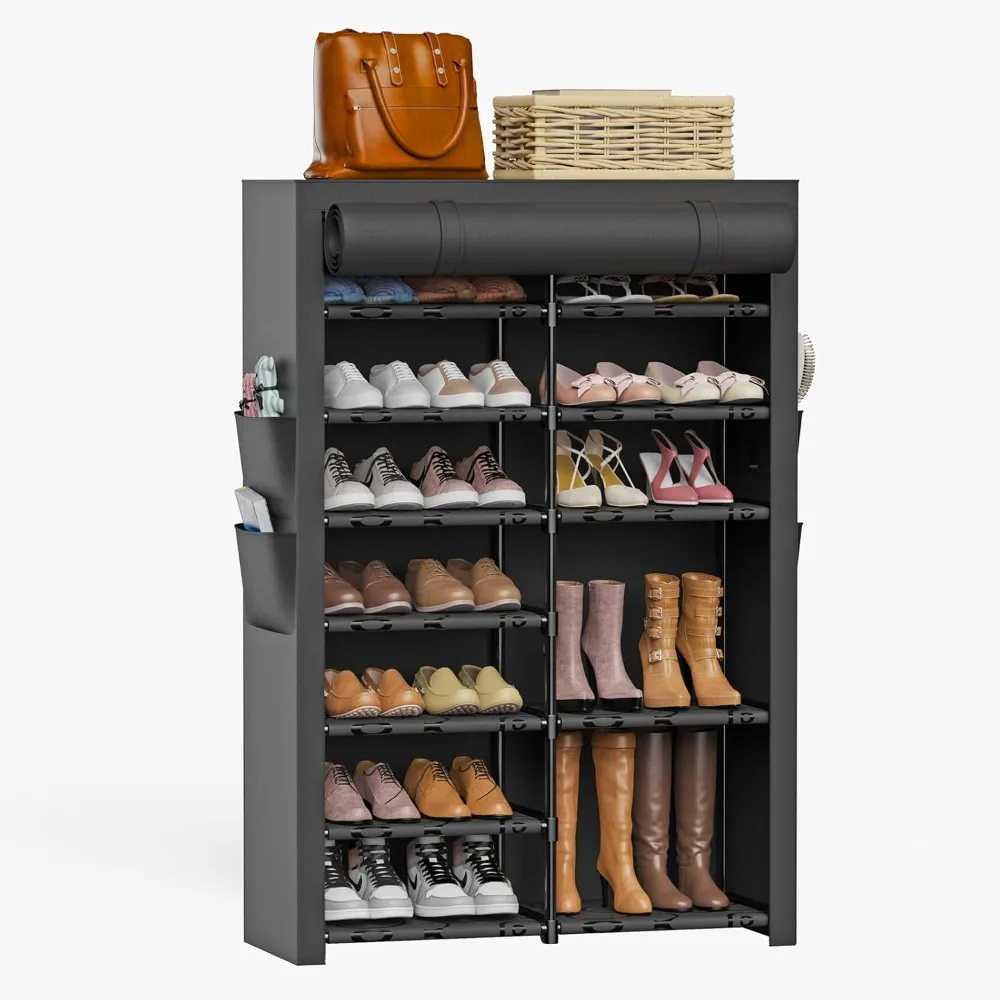 with Covers Shoe and Boot Storage Cabinet 8 Tier 28-35 Pairs Shoe Rack Organizer Standing Metal Shoe Shelf
with Covers Shoe and Boot Storage Cabinet 8 Tier 28-35 Pairs Shoe Rack Organizer Standing Metal Shoe Shelf