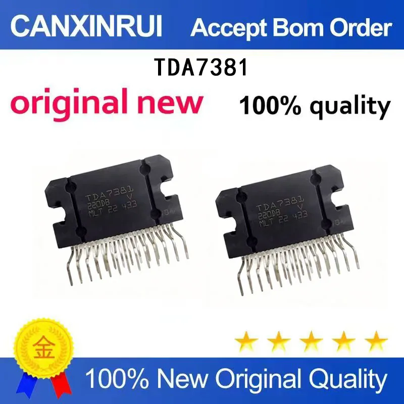 (5-100 pieces)New original TDA7381 ZIP-25 pin automotive amplifier module chip integrated IC
(5-100 pieces)New original TDA7381 ZIP-25 pin automotive amplifier module chip integrated IC