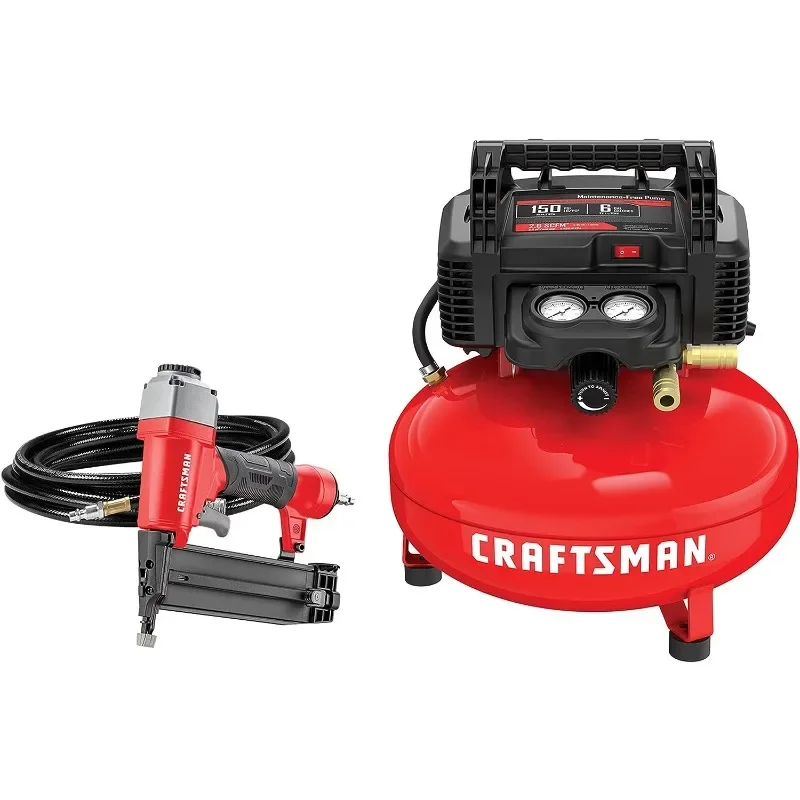 Комбинированный комплект воздушного компрессора CRAFTSMAN, 1 инструмент (CMEC1KIT18)
Комбинированный комплект воздушного компрессора CRAFTSMAN, 1 инструмент (CMEC1KIT18)