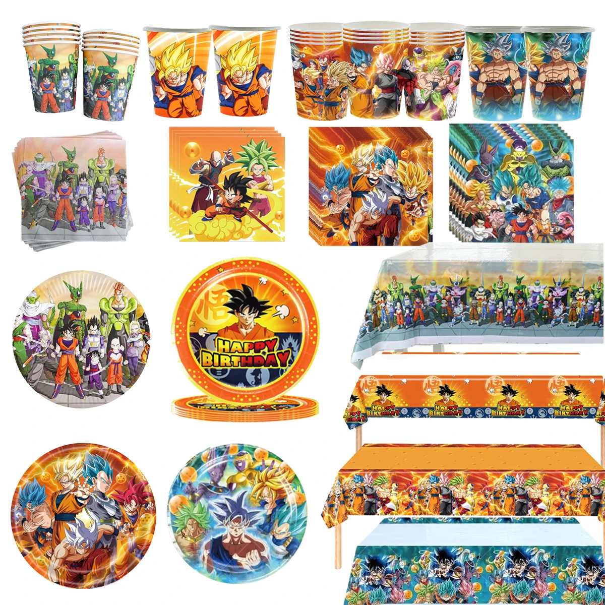Dragon Ball Birthday Party Supplies Tableware Set Paper Cup Plate Napkin Tablecloth Party Favors Toys Gifts Supplies Baby Shower
Dragon Ball Birthday Party Supplies Tableware Set Paper Cup Plate Napkin Tablecloth Party Favors Toys Gifts Supplies Baby Shower
