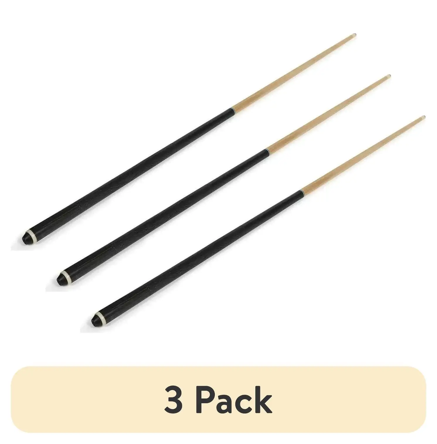 3 Pack Classic Sports 48 Inch Solid Wood Billiard Cue for Pool Games
3 Pack Classic Sports 48 Inch Solid Wood Billiard Cue for Pool Games