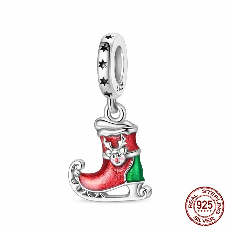 925 Sterling Silver Zircon Snowshoe Pendant Beads Paired with an Original Bracelet DIY Womens Jewelry Gift
925 Sterling Silver Zircon Snowshoe Pendant Beads Paired with an Original Bracelet DIY Womens Jewelry Gift