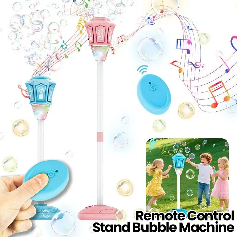 RC Stand Bubble Machine with Lights&music for Outdoor Remote Control Soap Pompero Bubble Blower Wedding Party Decor Bubble
RC Stand Bubble Machine with Lights&music for Outdoor Remote Control Soap Pompero Bubble Blower Wedding Party Decor Bubble