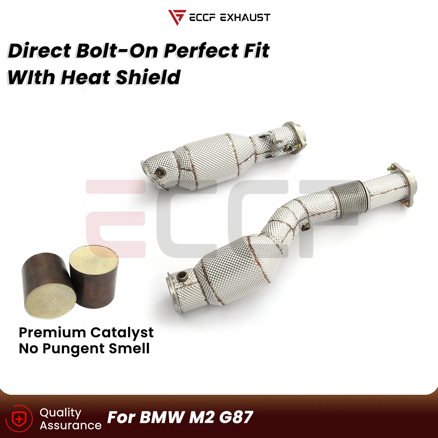 Sporty Downpipe With Heat Shield For BMW M2 G87 Aggressive Exhaust Sound Plug and Play Upgrade Performance
Sporty Downpipe With Heat Shield For BMW M2 G87 Aggressive Exhaust Sound Plug and Play Upgrade Performance