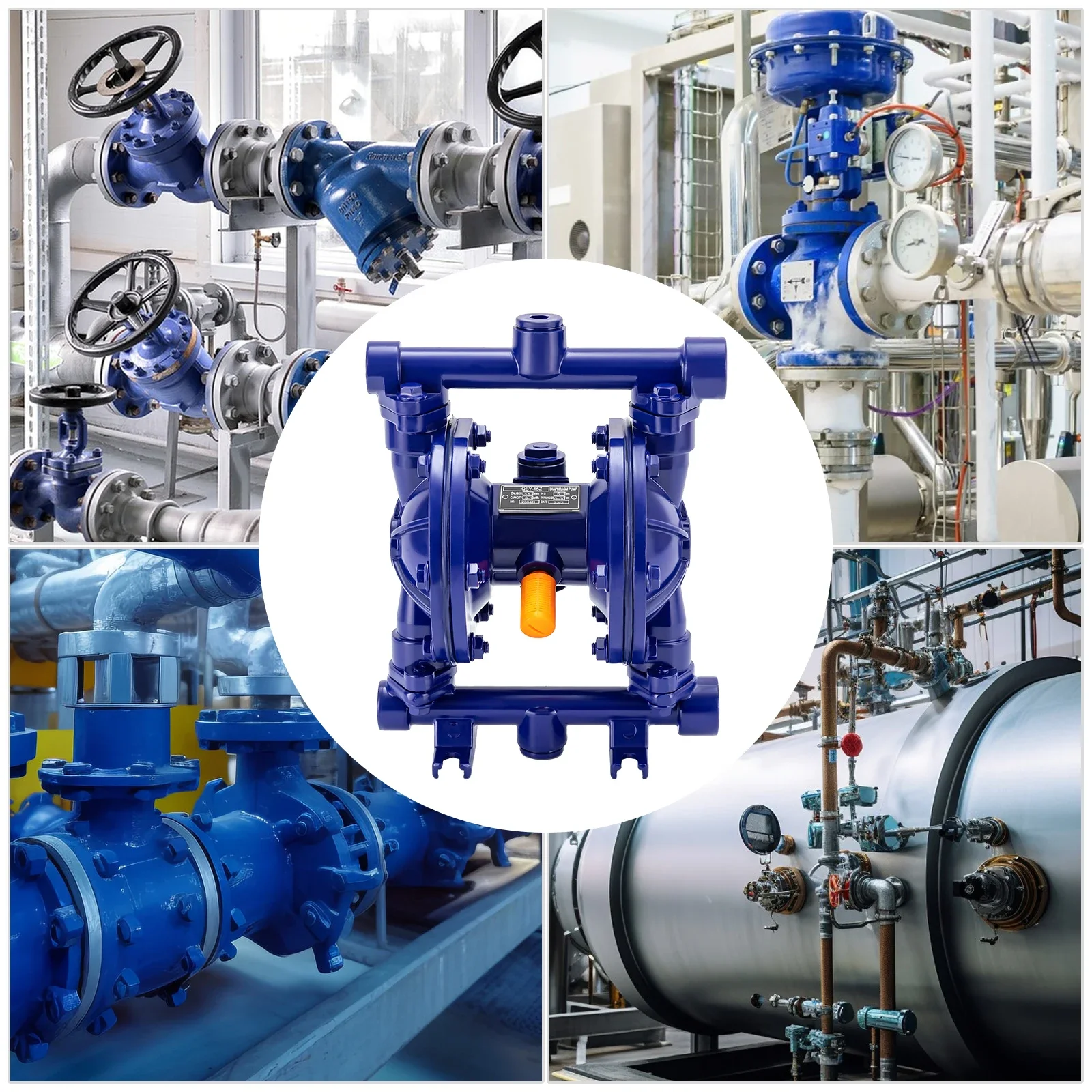 NEW 12 GPM Air Operated Double Diaphragm Pump Cast Iron 115 PSI Dual Pump Petroleum Fluids 1/2" Inlet/ Outlet QBK-15
NEW 12 GPM Air Operated Double Diaphragm Pump Cast Iron 115 PSI Dual Pump Petroleum Fluids 1/2" Inlet/ Outlet QBK-15