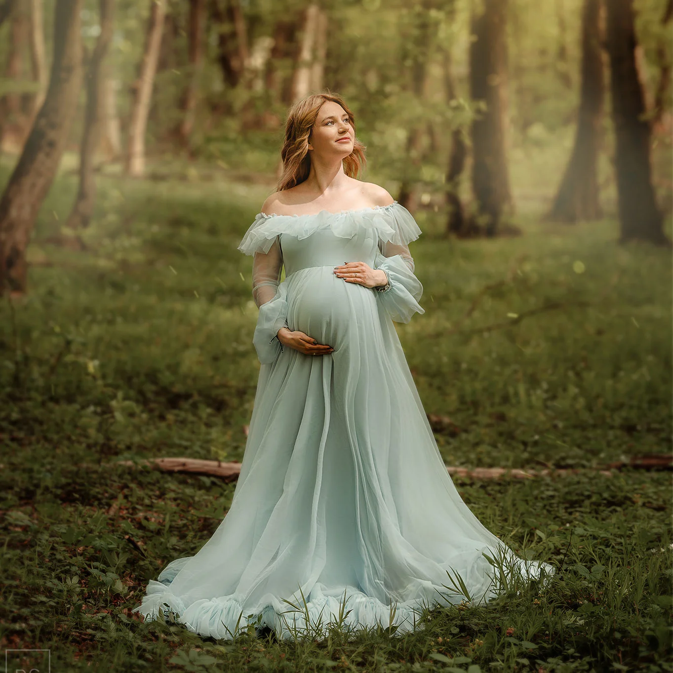 Mint Green Maternity Dresses Photoshoot Customized Off Shoulder Pregnancy Gown for Evening Women Baby Shower Vestidos Props
Mint Green Maternity Dresses Photoshoot Customized Off Shoulder Pregnancy Gown for Evening Women Baby Shower Vestidos Props