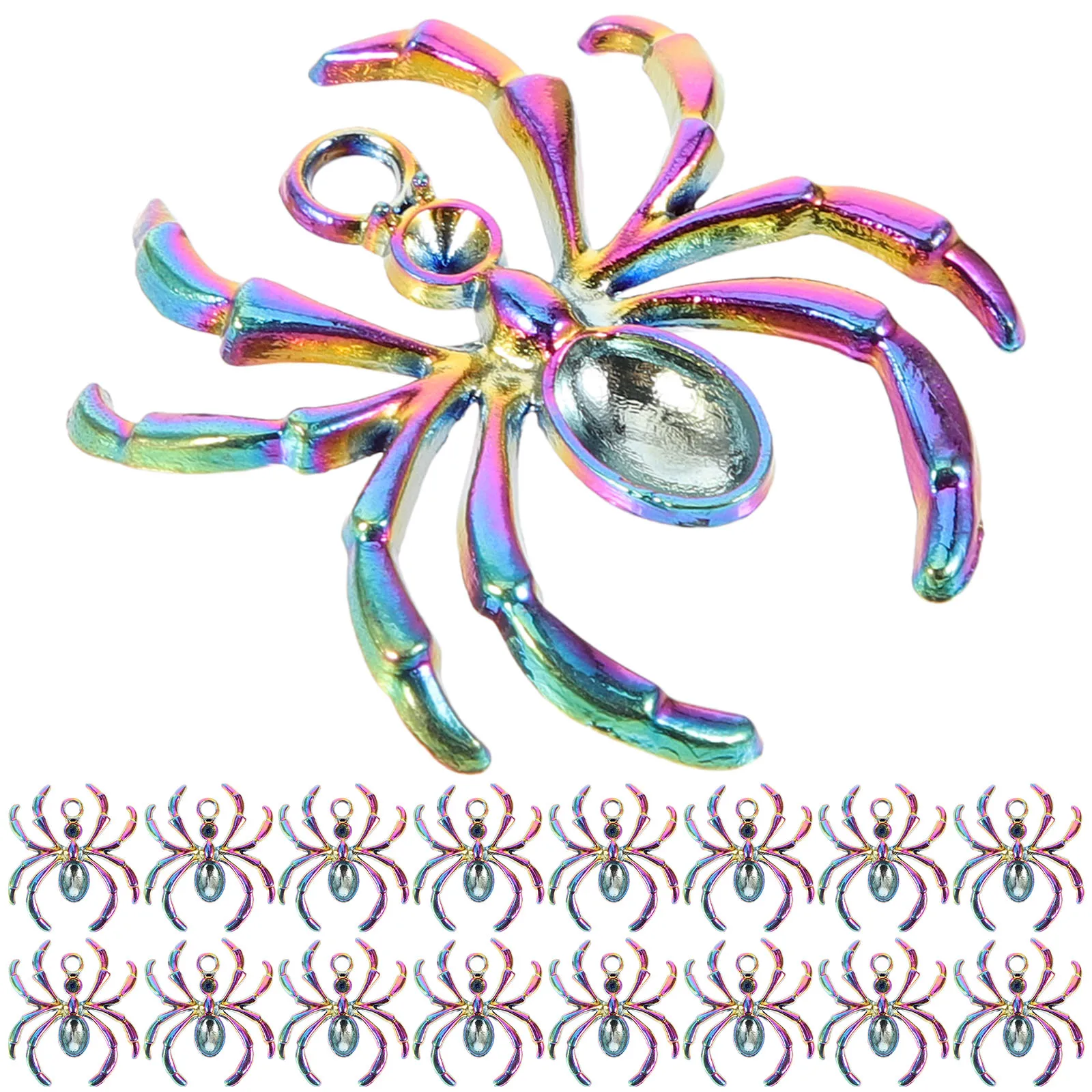 20 Pcs Spider Pendant Necklace Charms Metal Halloween Decorations DIY Earrings Accessories Jewelry Making Findings Bracelet
20 Pcs Spider Pendant Necklace Charms Metal Halloween Decorations DIY Earrings Accessories Jewelry Making Findings Bracelet