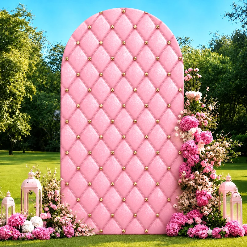 Luxury Pink Quilted Arch Backdrop Cover with Gold Studs Elastic Chiara Wall Cover for Wedding Birthday Baby Shower & Photo Booth
Luxury Pink Quilted Arch Backdrop Cover with Gold Studs Elastic Chiara Wall Cover for Wedding Birthday Baby Shower & Photo Booth