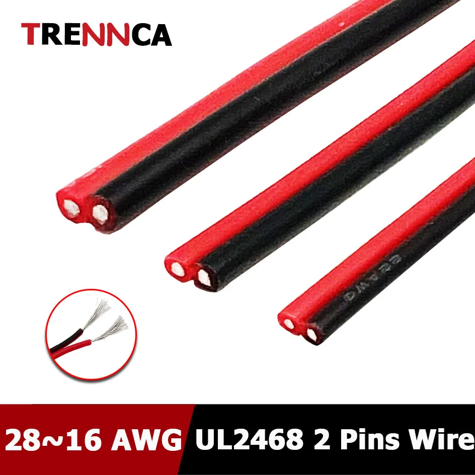Silicone Double Parallel Wire Red And Black Double Parallel Cable 200 Degree High Temperature Resistant Parallel Wire 28 26 AWG
Silicone Double Parallel Wire Red And Black Double Parallel Cable 200 Degree High Temperature Resistant Parallel Wire 28 26 AWG