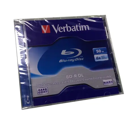 Verbatim Blu-Ray Disc BD-R DL 50GB 6X BDR Discos Bluray em branco de camada dupla gravável
