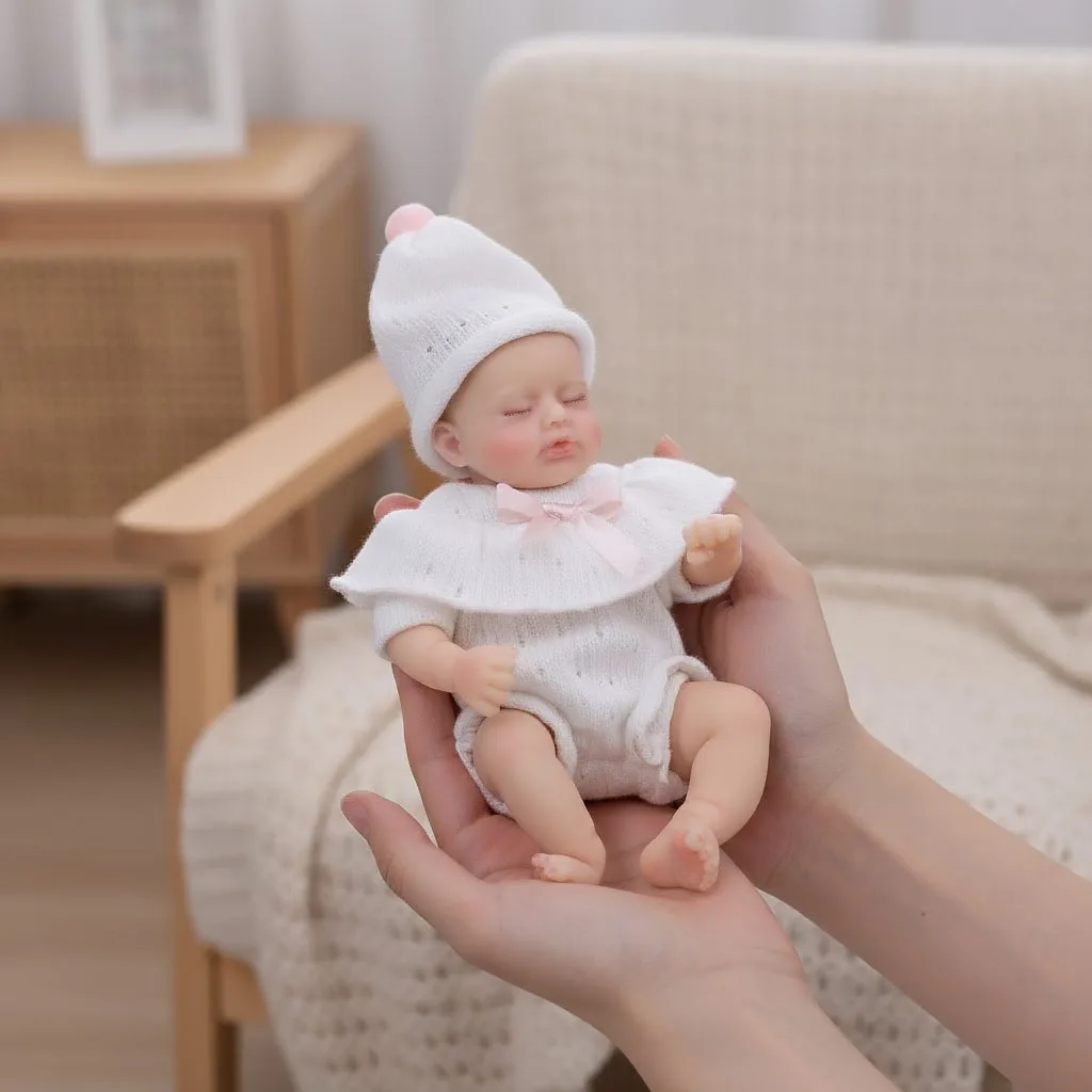 Cloveray 8-дюймовая оригинальная кавайная однотонная силиконовая реалистичная кукла Reborn, супер милая мягкая силиконовая кукла, детский рождественский подарок
Cloveray 8-дюймовая оригинальная кавайная однотонная силиконовая реалистичная кукла Reborn, супер милая мягкая силиконовая кукла, детский рождественский подарок