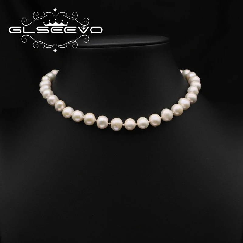 GLSEEVO 100% Natural White Rotundity Pearls Women's Necklace Charm Romantic Luxury High Quality Jewelry Party Wedding Jewelry
GLSEEVO 100% Natural White Rotundity Pearls Women's Necklace Charm Romantic Luxury High Quality Jewelry Party Wedding Jewelry