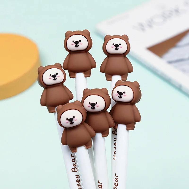 36PCS Honey Bear Press Rollerball pen 0.5 Fashion Creative Stationery Cartoon Factory Wholesale Student Supplies
36PCS Honey Bear Press Rollerball pen 0.5 Fashion Creative Stationery Cartoon Factory Wholesale Student Supplies