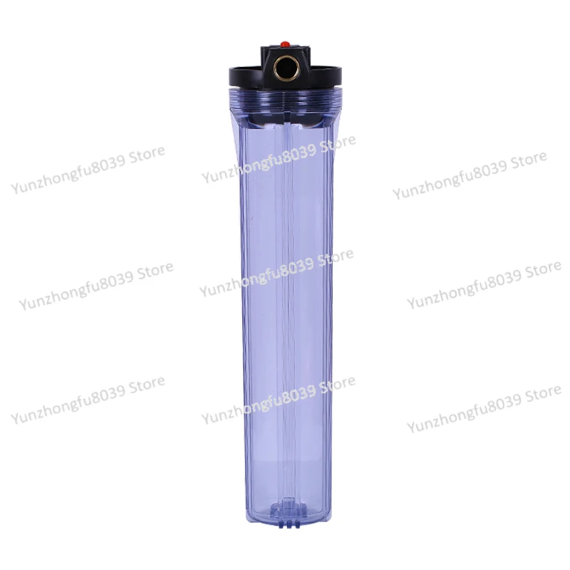 20-Inch Transparent Bottle, Central Large-flow Whole House Water Purification Front Filter 4/6 Minutes 1-in Copper Plastic Port
20-Inch Transparent Bottle, Central Large-flow Whole House Water Purification Front Filter 4/6 Minutes 1-in Copper Plastic Port