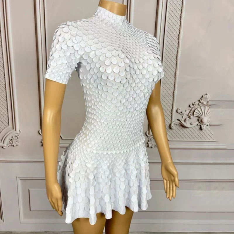 White Shell Festival Dress Women Group Dance Team Performance Party Dress Stage Evening Outfit gogo dance outfit
White Shell Festival Dress Women Group Dance Team Performance Party Dress Stage Evening Outfit gogo dance outfit