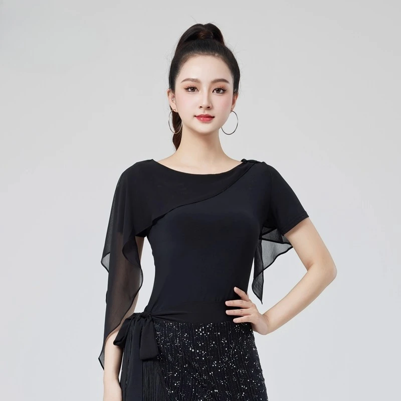 Latin Dance Top for Women New Style Modern Dance Costume Adult Performance Samba Wear for Ballroom Dancing Elegant Flowing Top
Latin Dance Top for Women New Style Modern Dance Costume Adult Performance Samba Wear for Ballroom Dancing Elegant Flowing Top