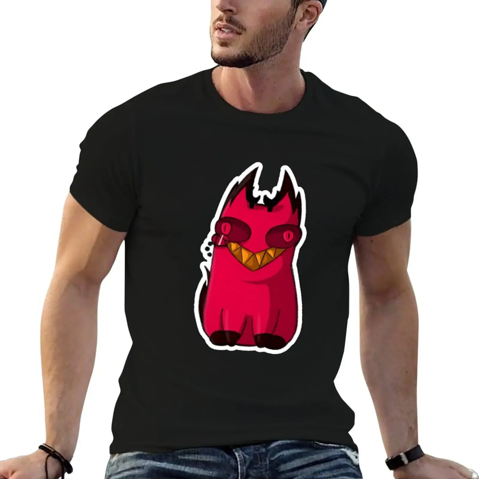 Cursed Cat Alastor T-Shirt sweat summer shirt funny meme t-shirts heavy weight t shirts for men
Cursed Cat Alastor T-Shirt sweat summer shirt funny meme t-shirts heavy weight t shirts for men
