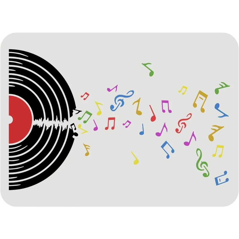 Record Stencil11.7x8.3inch Reusable Vinyl Record Drawing Stencil Album Music Recording Painting Template Music Stencil for Paint
Record Stencil11.7x8.3inch Reusable Vinyl Record Drawing Stencil Album Music Recording Painting Template Music Stencil for Paint